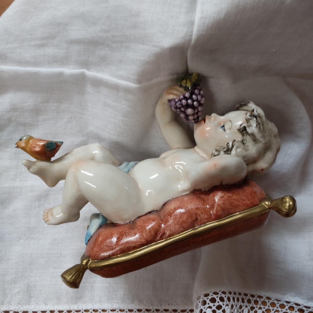 イタリア　エンゼル　飾りもの　置き物　秋