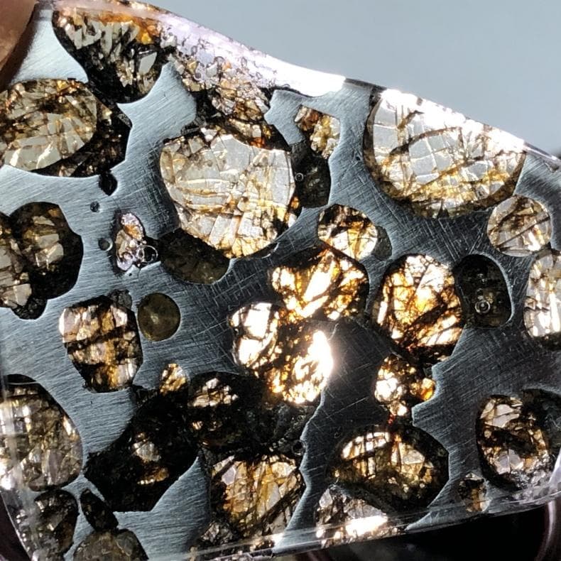 A*様 隕石 アルタイ隕石　原皮付き　石鉄隕石　パラサイト隕石　２点　重さ53ｇ