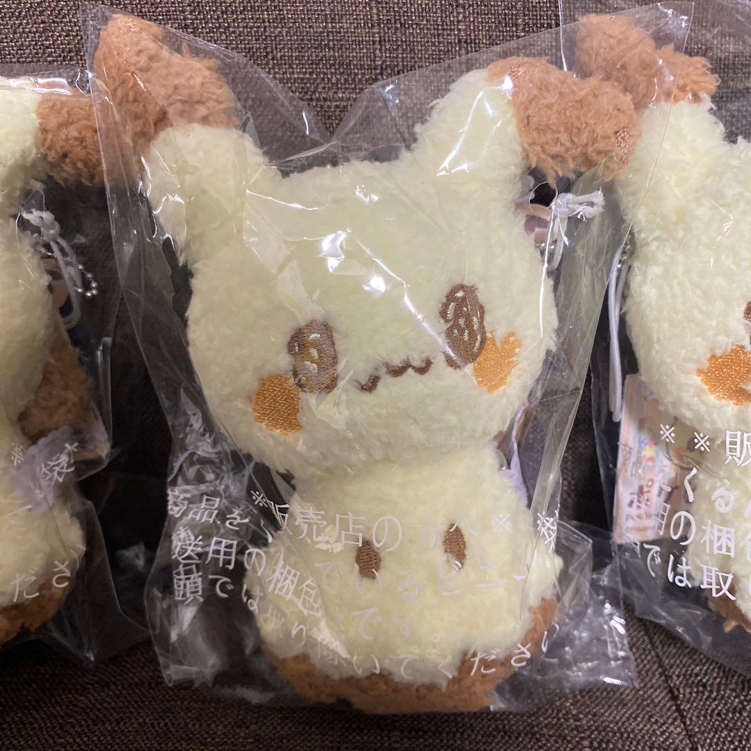 【3匹セット】ポケピース ポケモン ミミッキュ ぬいぐるみマスコット キーホルダ