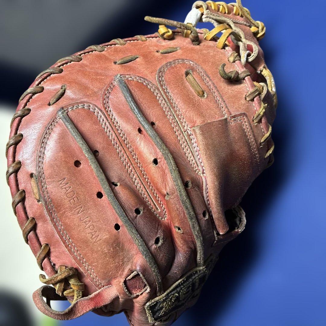 ZETT 硬式野球グローブ 赤キャッチャーミット超即戦力！！