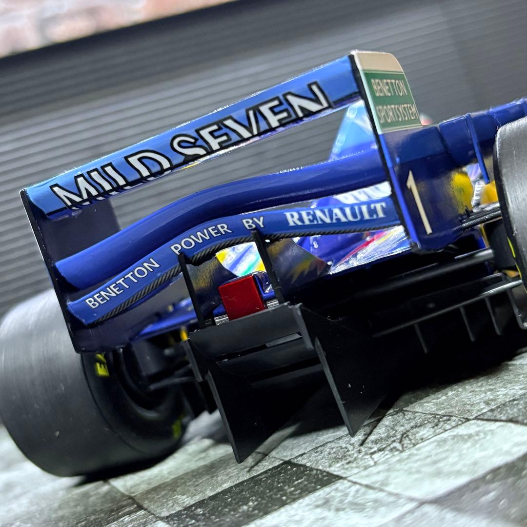デカール加工品 1/18 PMA ベネトン ルノー B195 M.シューマッハ