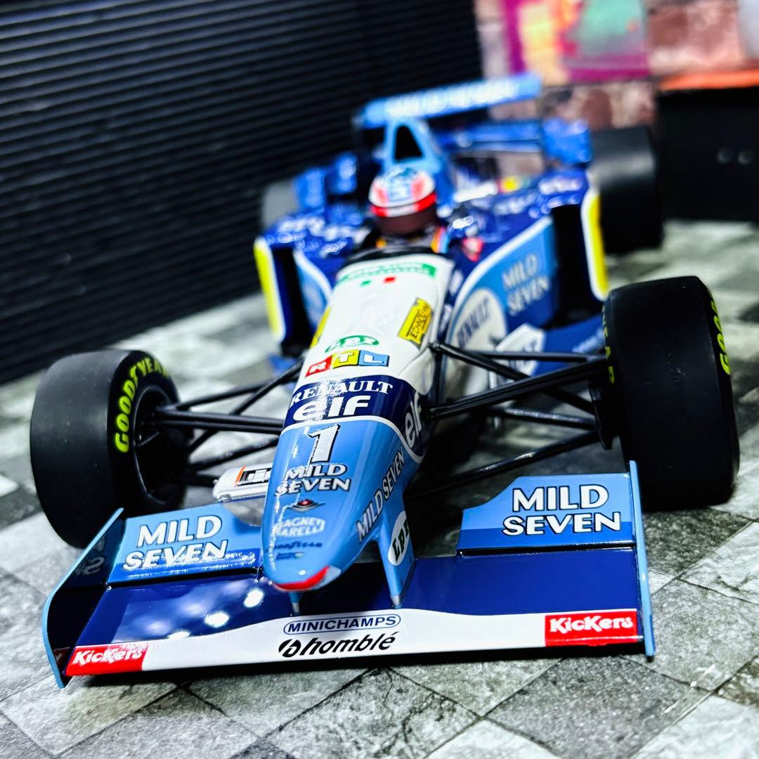 デカール加工品 1/18 PMA ベネトン ルノー B195 M.シューマッハ