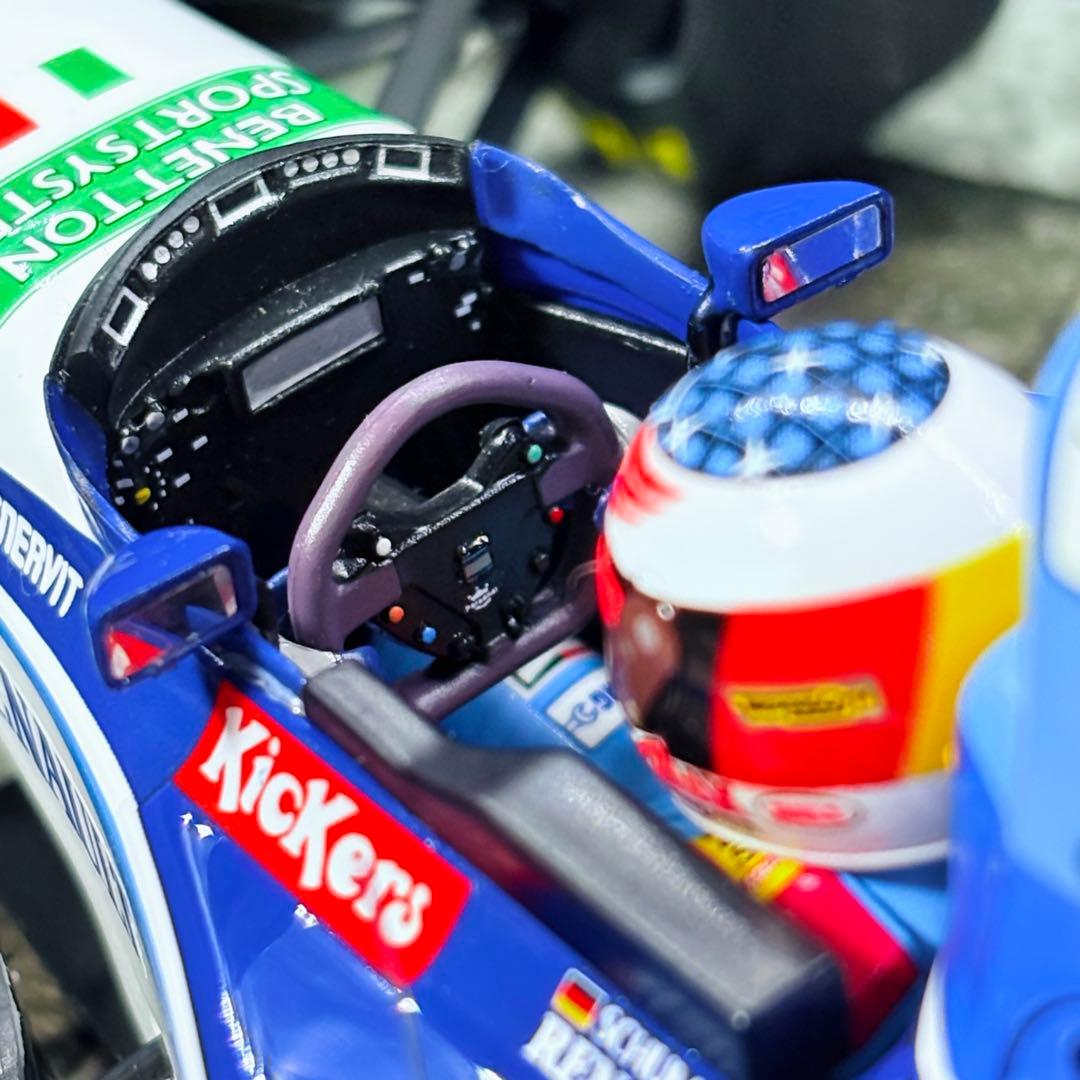 デカール加工品 1/18 PMA ベネトン ルノー B195 M.シューマッハ