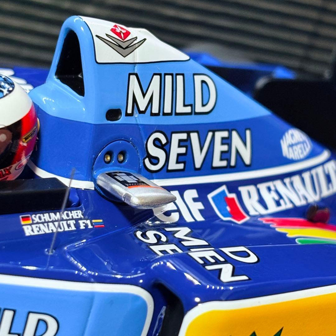 デカール加工品 1/18 PMA ベネトン ルノー B195 M.シューマッハ