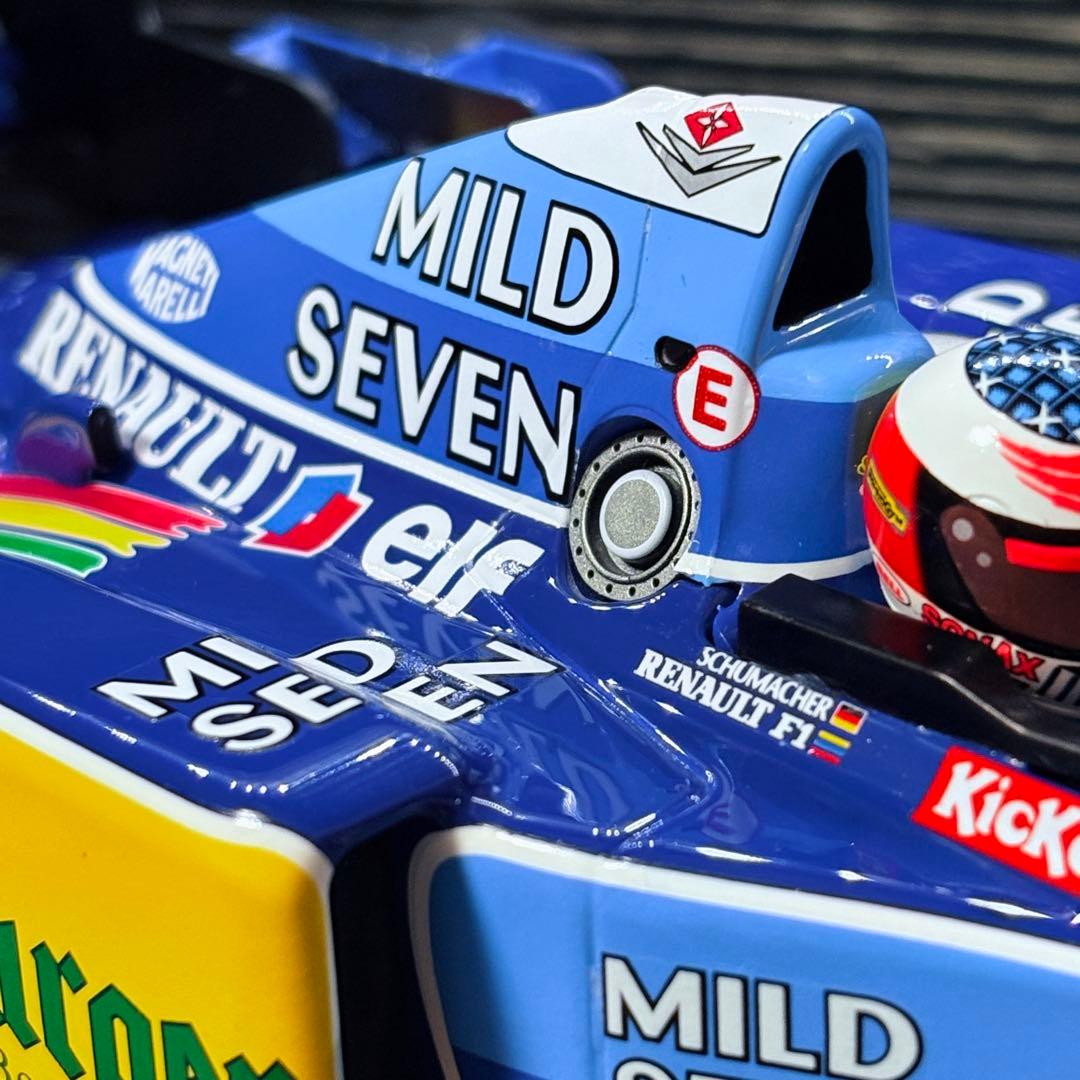 デカール加工品 1/18 PMA ベネトン ルノー B195 M.シューマッハ