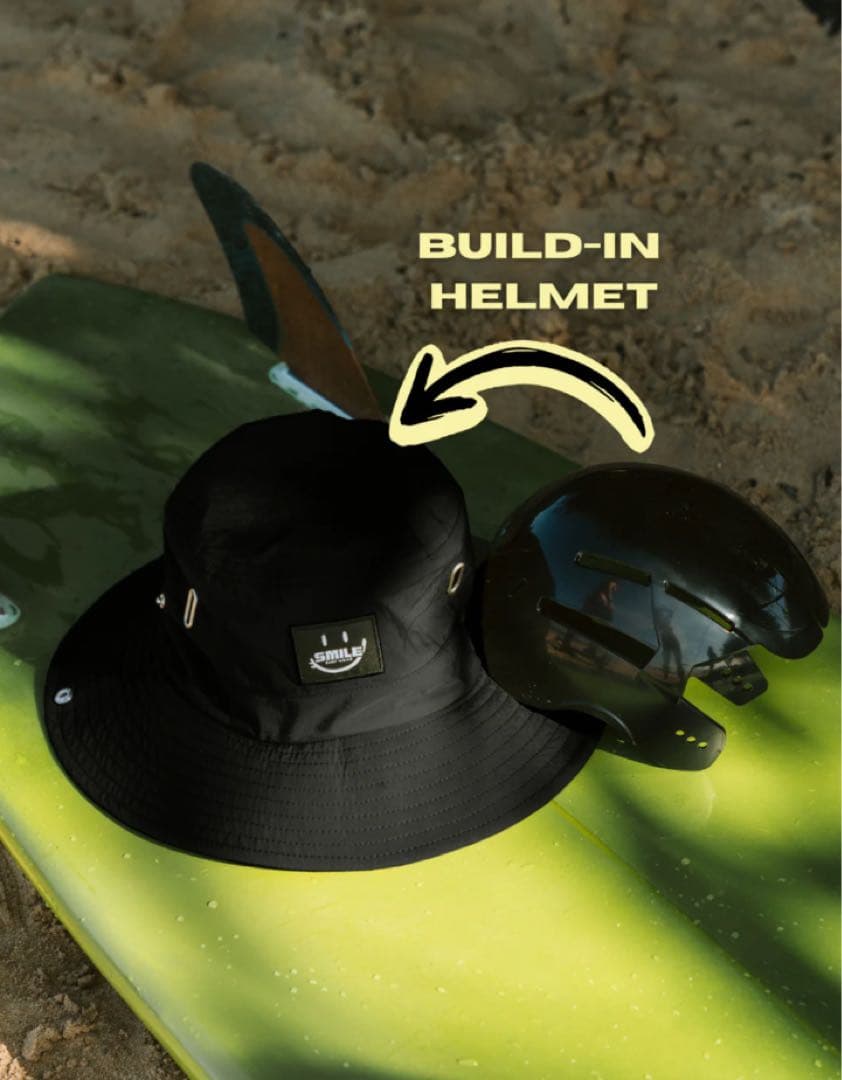 SMILE サーフウェア Reef Ranger – ヘルメット付きサーフハット