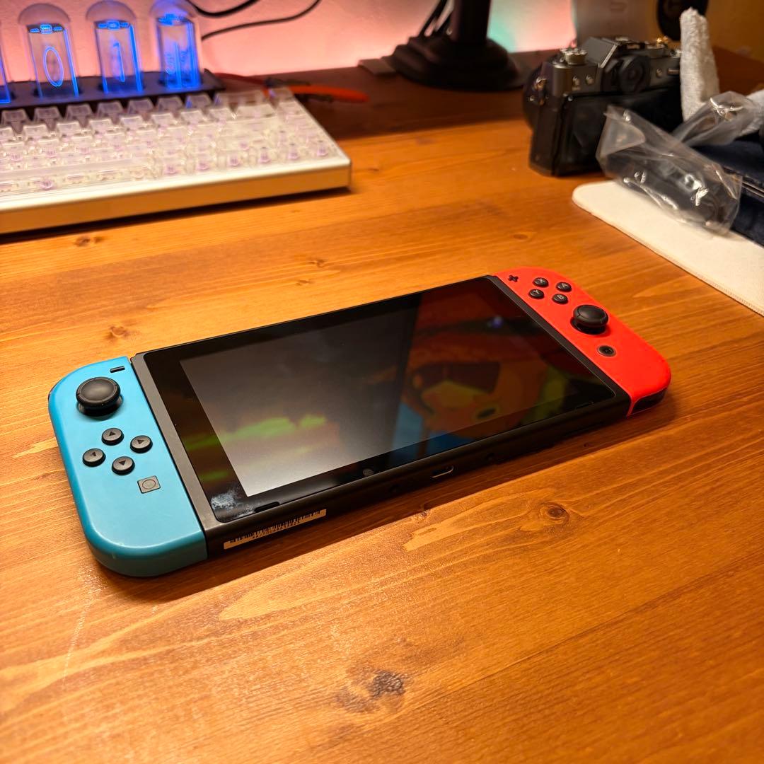 Nintendo Switch 本体　microSD 128gb、本体用ケース付