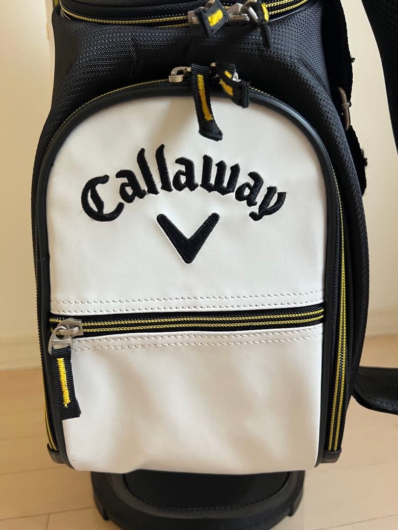Callaway Warbird キャディバッグ 黒白 ヘッドカバー付き