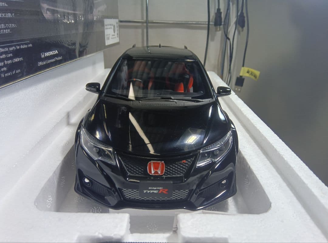 1/18 HONDA CIVIC typeR ブラック EBBRO 81067