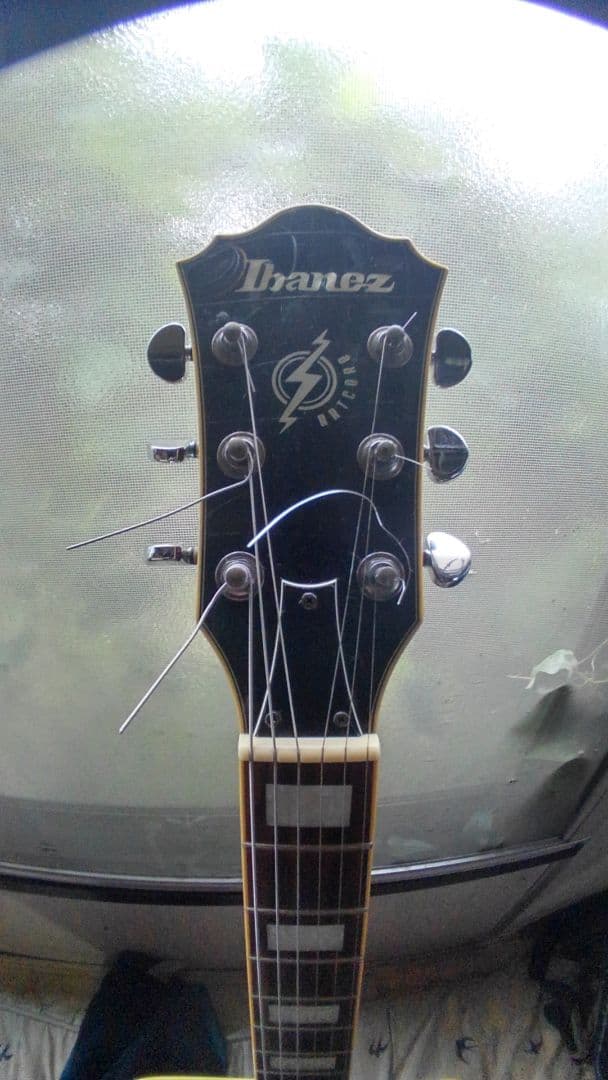Ibanez アーチトップギター 赤