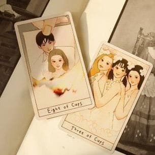 正規品✨韓国・韓流デッキ✨キュンキュンする可愛い恋愛特化のタロットカード