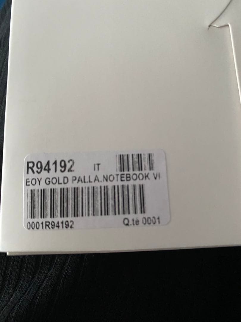 ⭐︎レア⭐︎ルイヴィトン R94192 ノートブック ゴールド ノベルティ