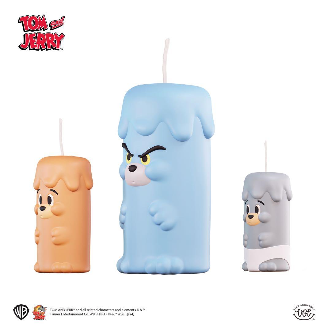 トムとジェリー　アロマ・キャンドル　可愛い　3人セット　プレゼント　インテリア