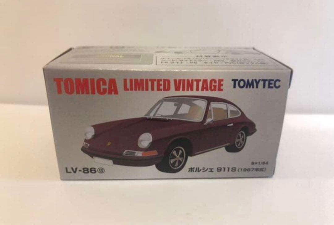 トミカリミテッドヴィンテージ　LV-86 ポルシェ911　黄色＆マルーン　2種