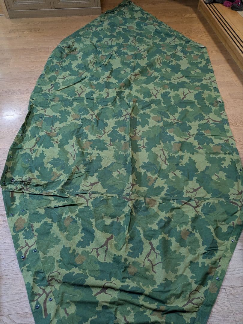 US パップテント　ミッチェルパターン　レプリカ　2枚　美品　軍幕