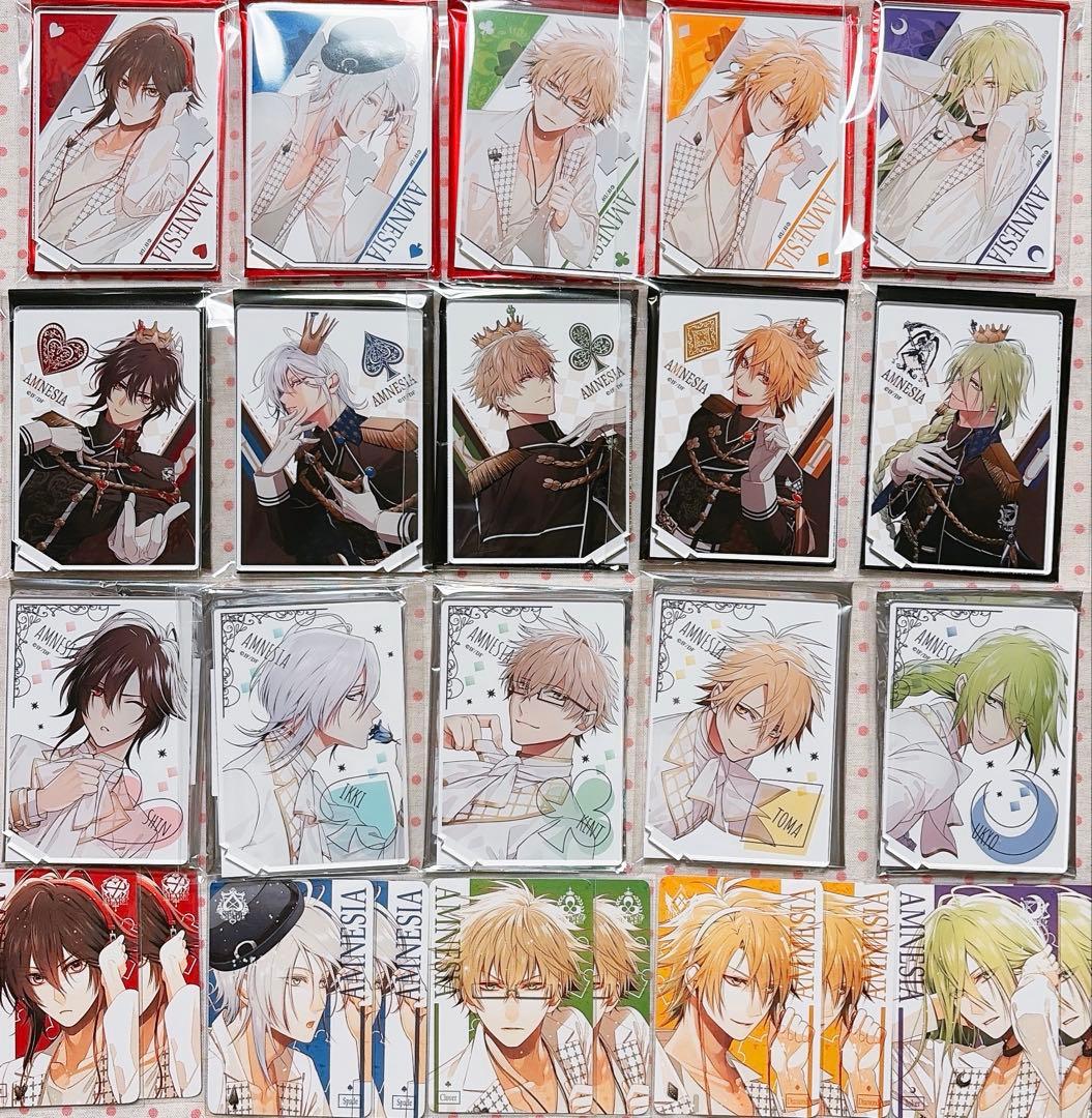 AMNESIA アムネシア バレンタイン アクスタ パルカ コンプリート