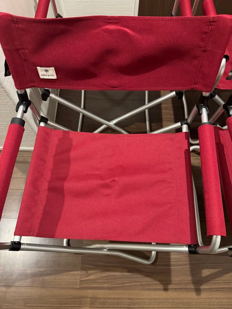 スノーピーク　FDチェアワイド RD 4脚セット