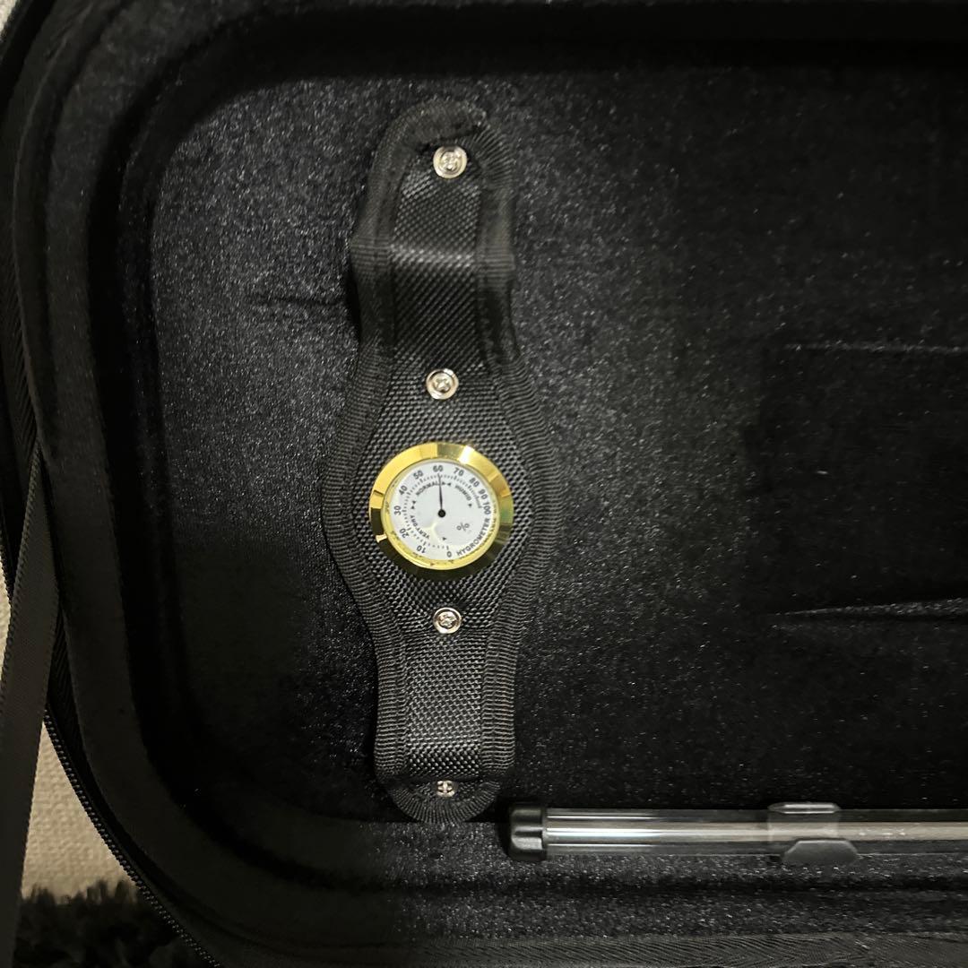 高級 バイオリンケース 弦楽器 4/4サイズ 湿度計付き 大容量