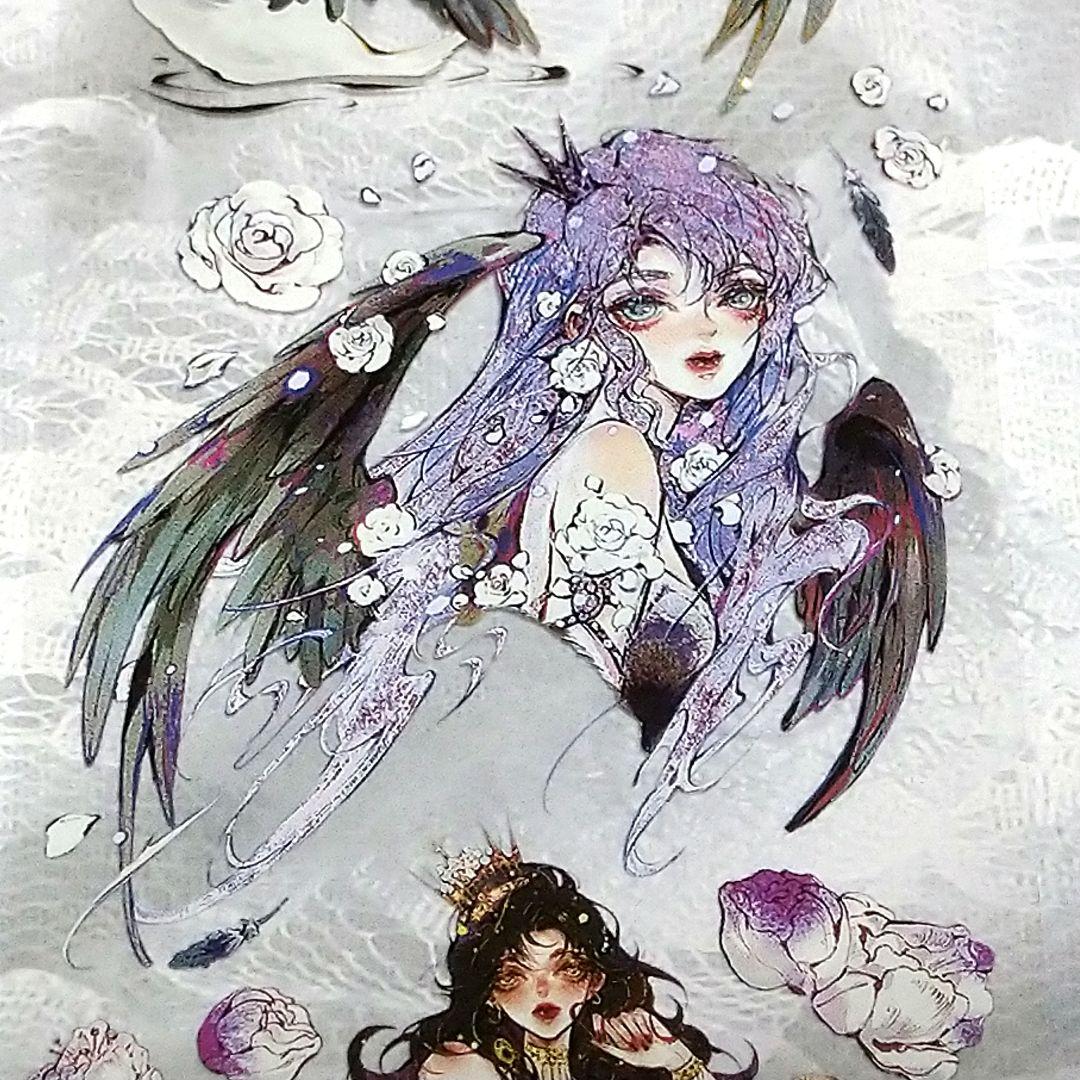 のこり２✩再販✩J1044＃潘多拉妄曲(PET)你䎿啥切売り海外人物マステ女の子