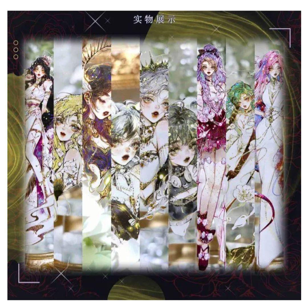 のこり２✩再販✩J1044＃潘多拉妄曲(PET)你䎿啥切売り海外人物マステ女の子