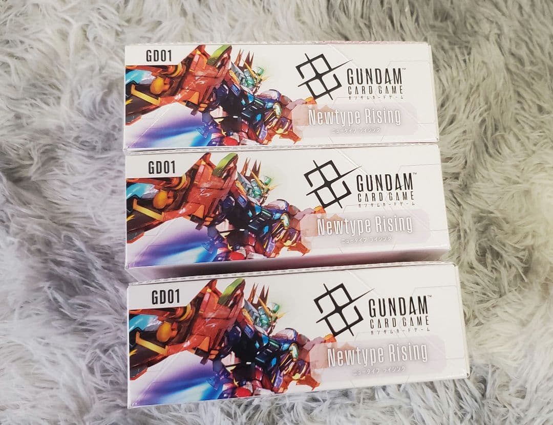 新品未開封ガンダムカードゲーム Newtype Rising GD01 3BOX