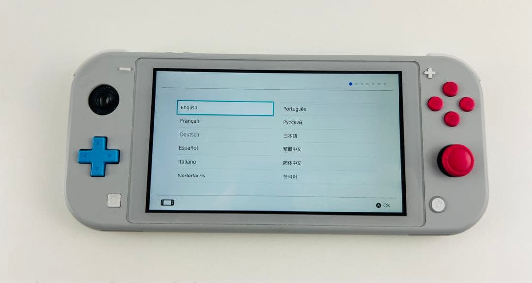 Nintendo switch Lite ザシアン ポケモン グレー ジャンク