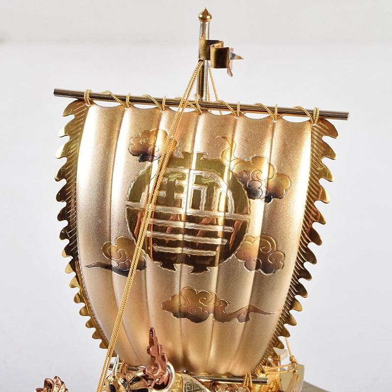 関武比古造　銀製　SILVER985刻印　宝船　約96g　Y　R9116B