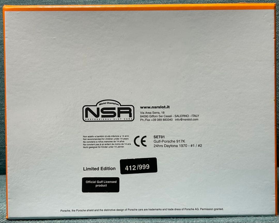 絶版品 スロットカー NSR ガルフ ポルシェ
