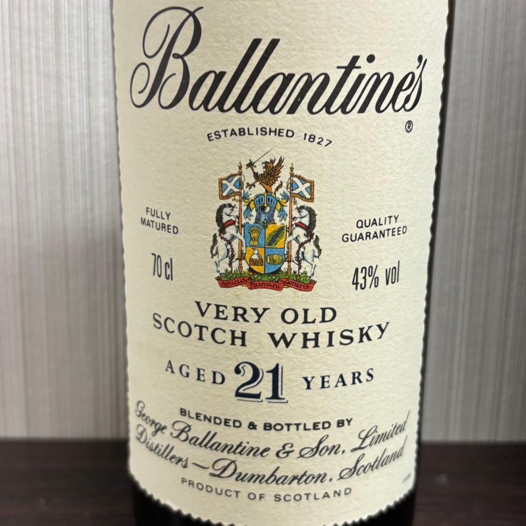 新品 未開封 バランタイン ベリーオールド 21年 700ml ウィスキー