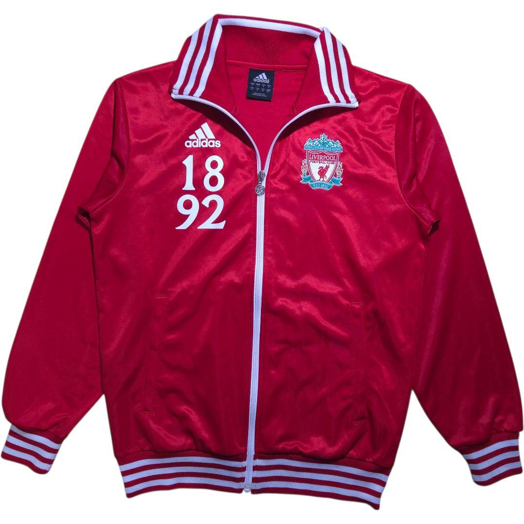 00s adidas Liverpoolビッグロゴ トラックジャケット