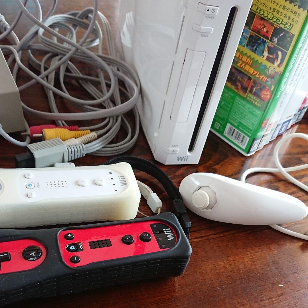 Wii 本体+ソフト+リモコン2個