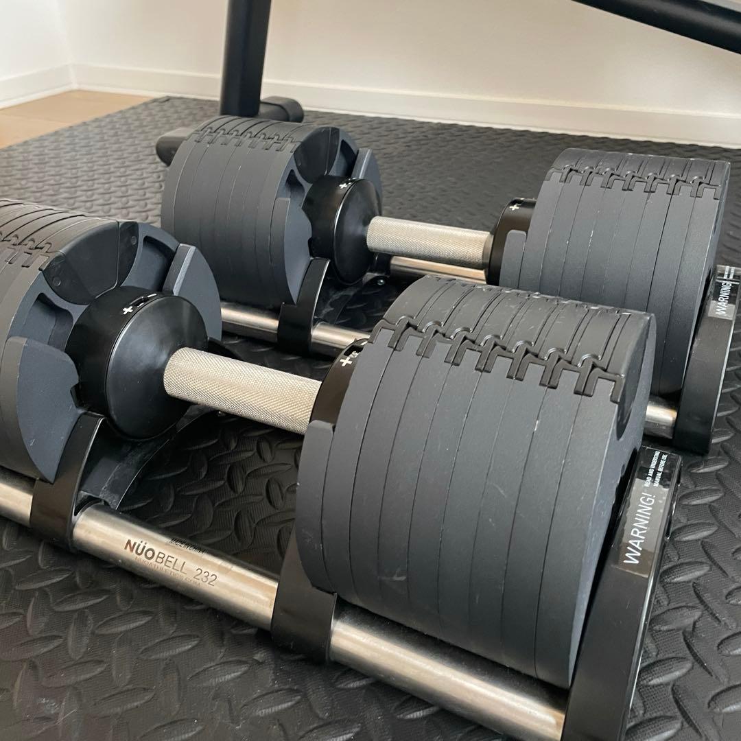 フレックスベル32kg 可変ダンベル トレーニングベンチ フロアマット3点セット