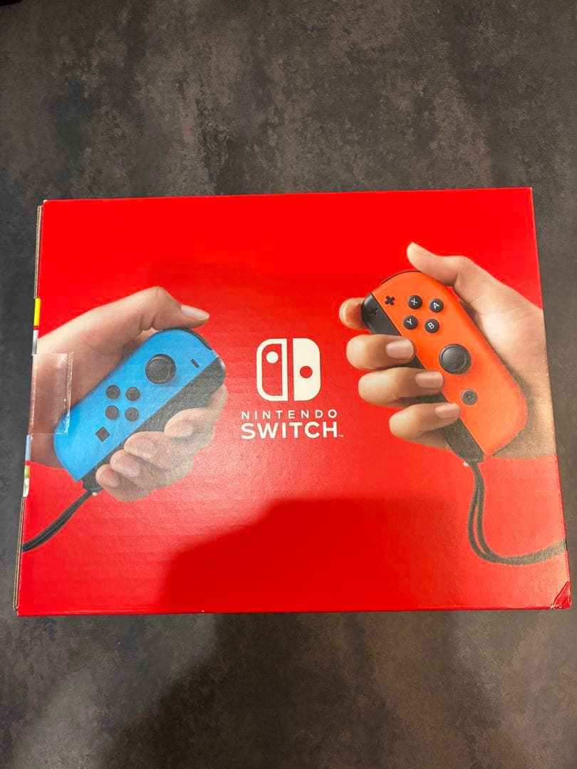 【ポンタ】 Nintendo Switch 本体 青/赤 バッテリー強化版