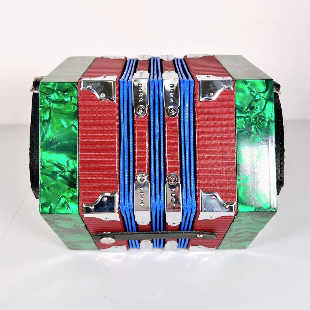 【動作美品】コンサーティーナ　20ボタン　アコーディオン