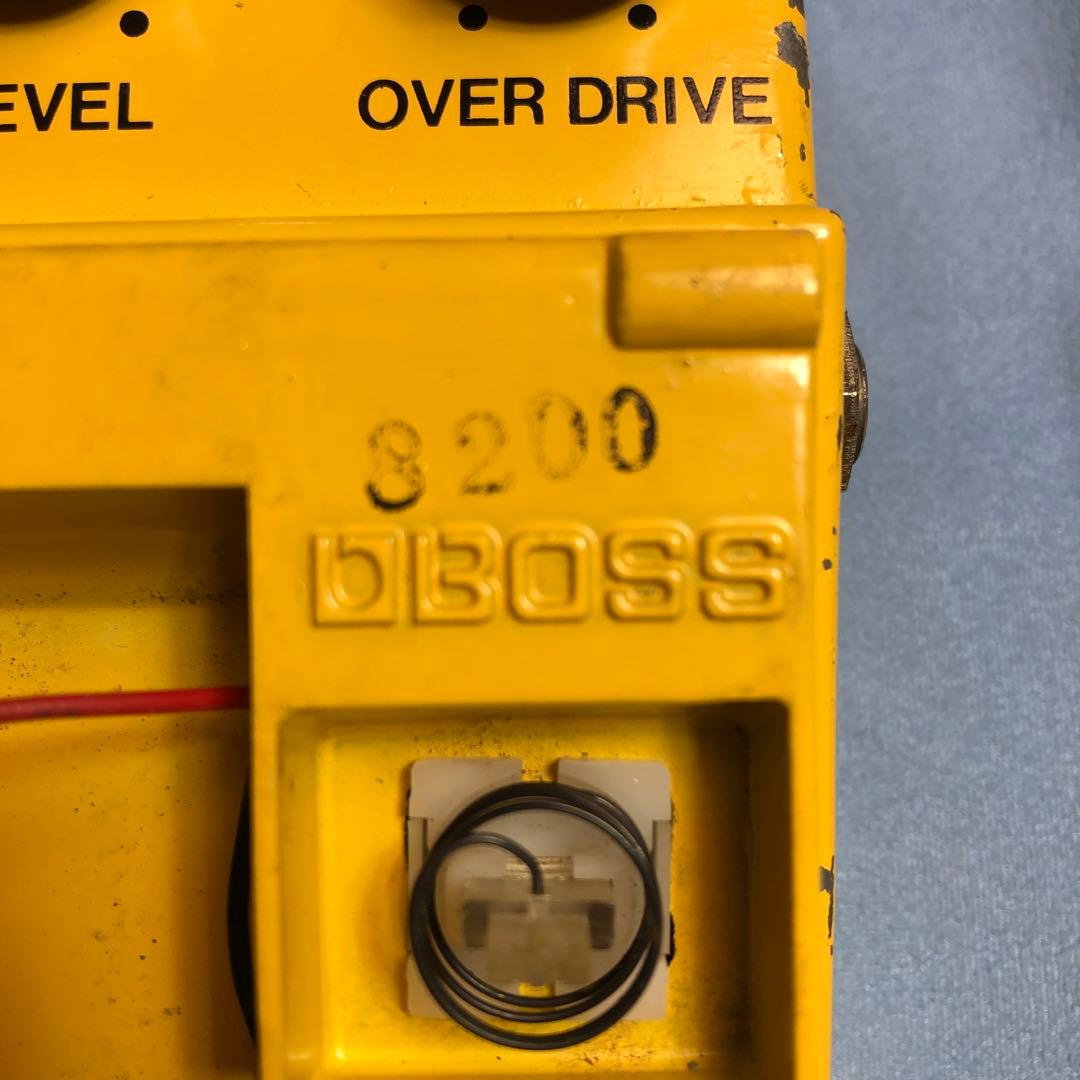 Boss OD－1 オーバードライブ　ビンテージ　銀ネジレイセオンクワッドコア