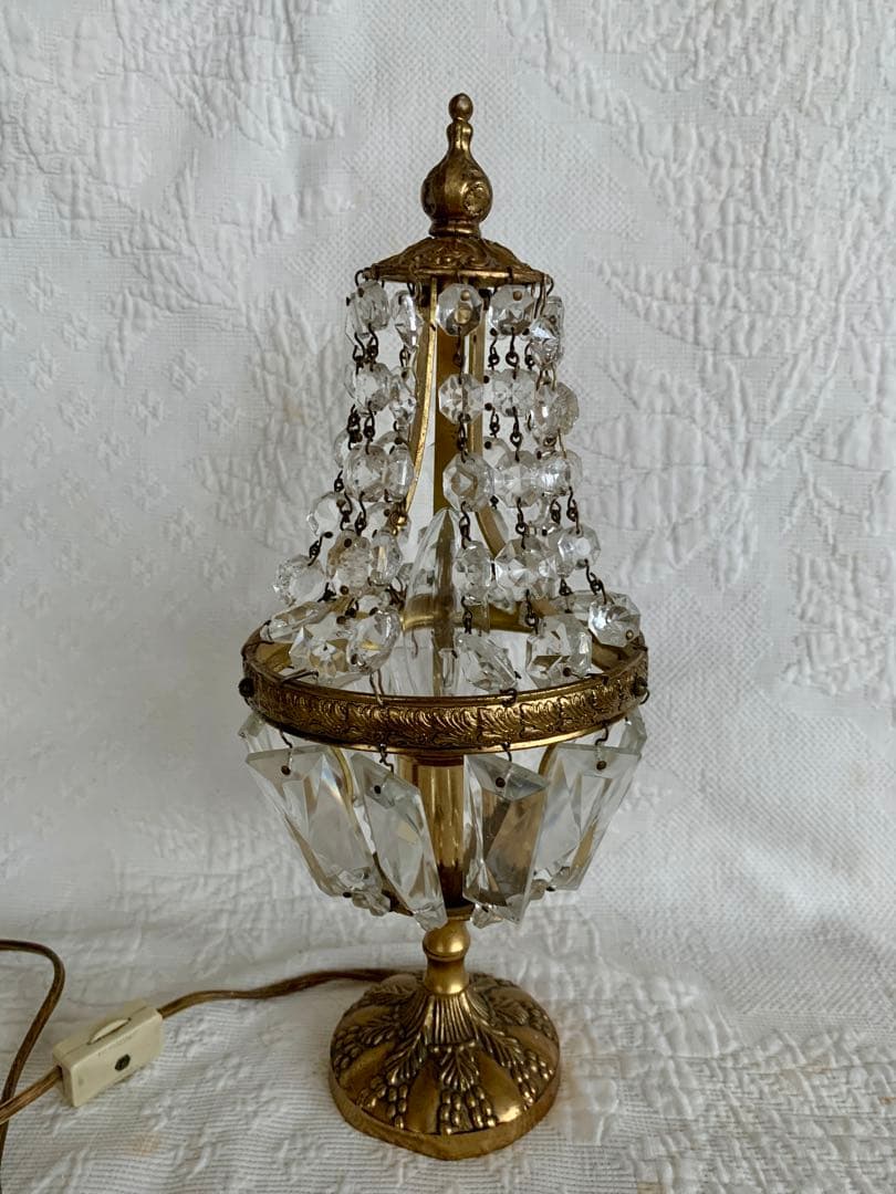 フランスビンテージ/アンティークエンパイアテーブルランプ※シャンデリア※