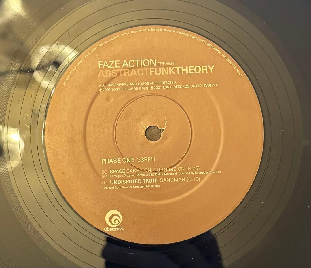 FAZE ACTION ABSTRACTFUNKTHEORY 中古レコード