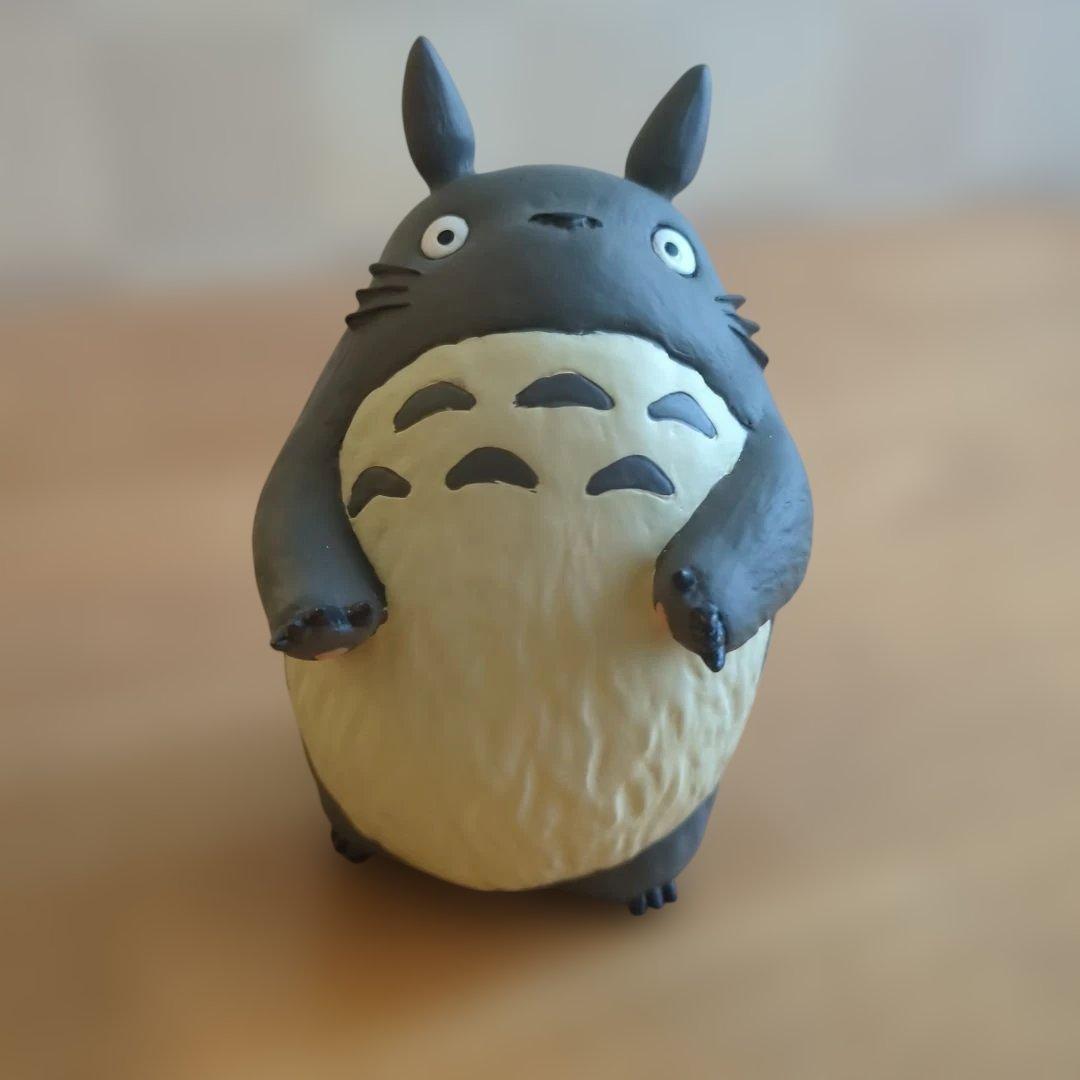 トトロと森の三輪車フィギュア　造花２セット付き