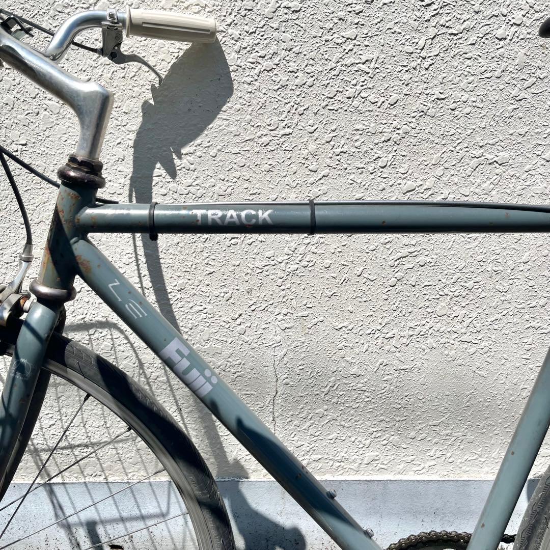 FUJI フジ TRACK トラック クロモリ グレー シングルスピード ピスト