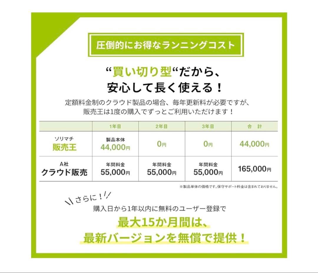 ソリマチ 販売王25 法令改正対応最新版