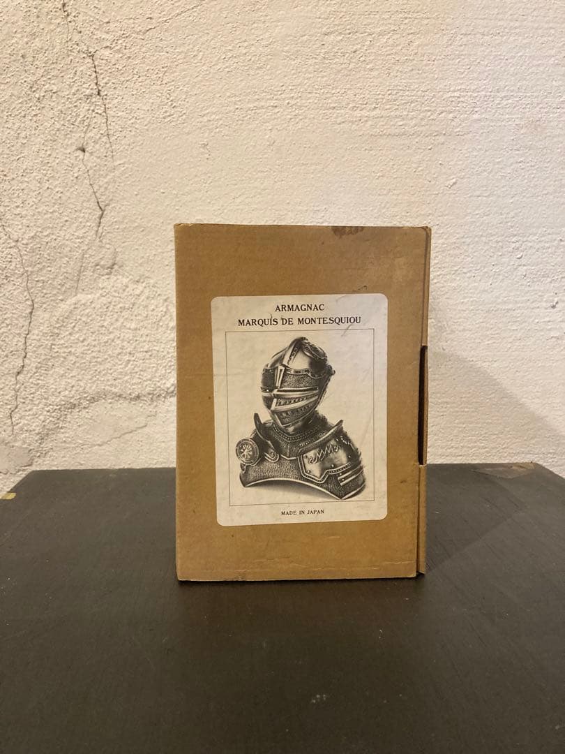 アルマニャック　ボトルカバー　部品外れ有　甲冑　金属製