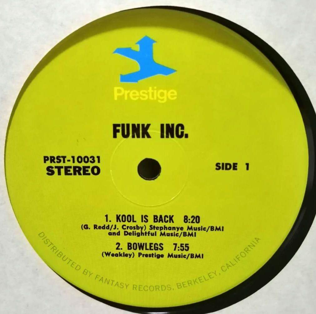 【美品】Funk Inc. – Funk Inc. 1st LP