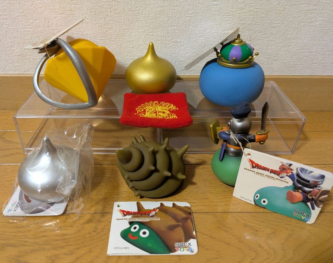 【タグ付き】ドラクエ ソフビモンスター スライム系　６体セット　25周年