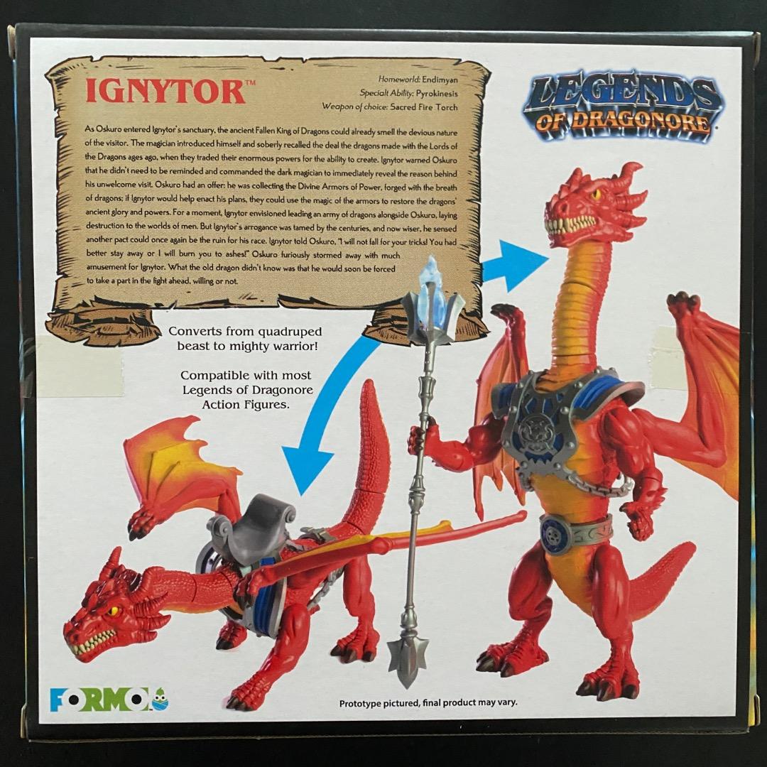 レア‼️レジェンズ・オブ・ドラゴノア ドラゴンの王 イグニトール DXフィギュア