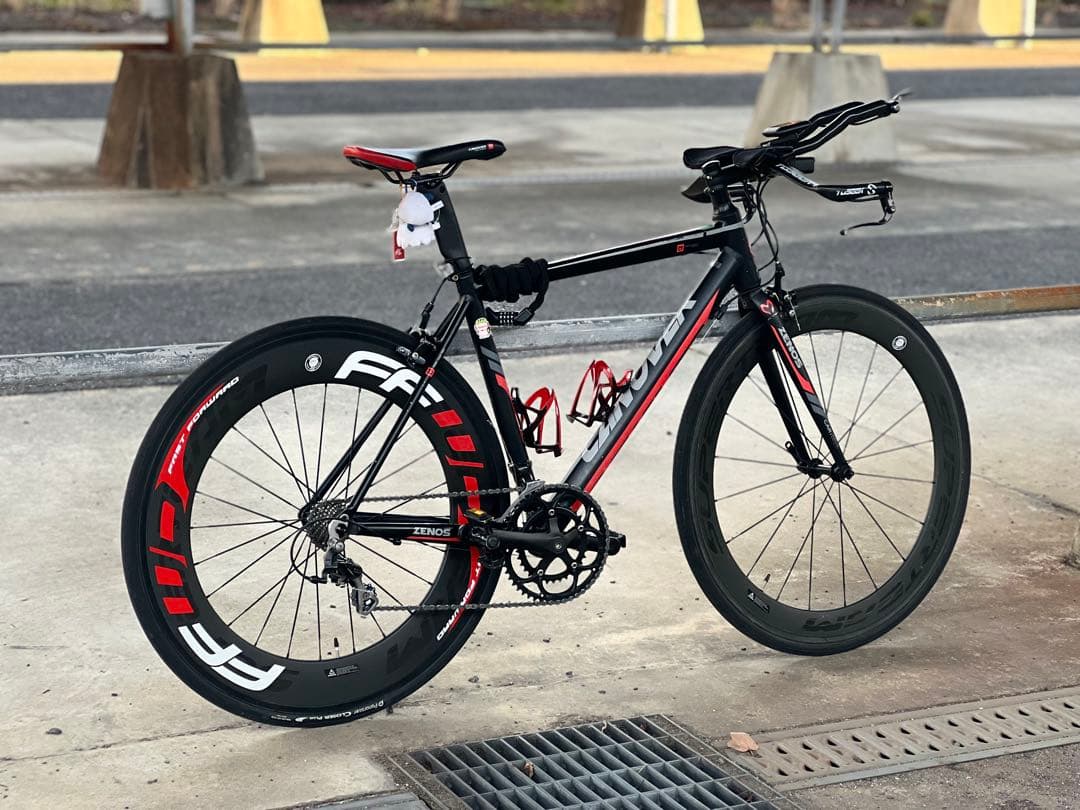 【直接取引限定 手元9万】魔改造カノーバーゼノス ロードバイク TT化 完成車