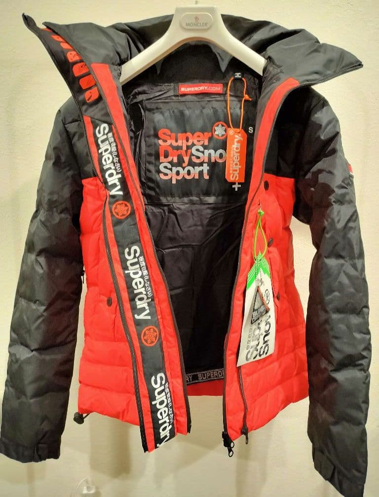 【タグ付新品】SuperdryスキーダウンパファージャケットM