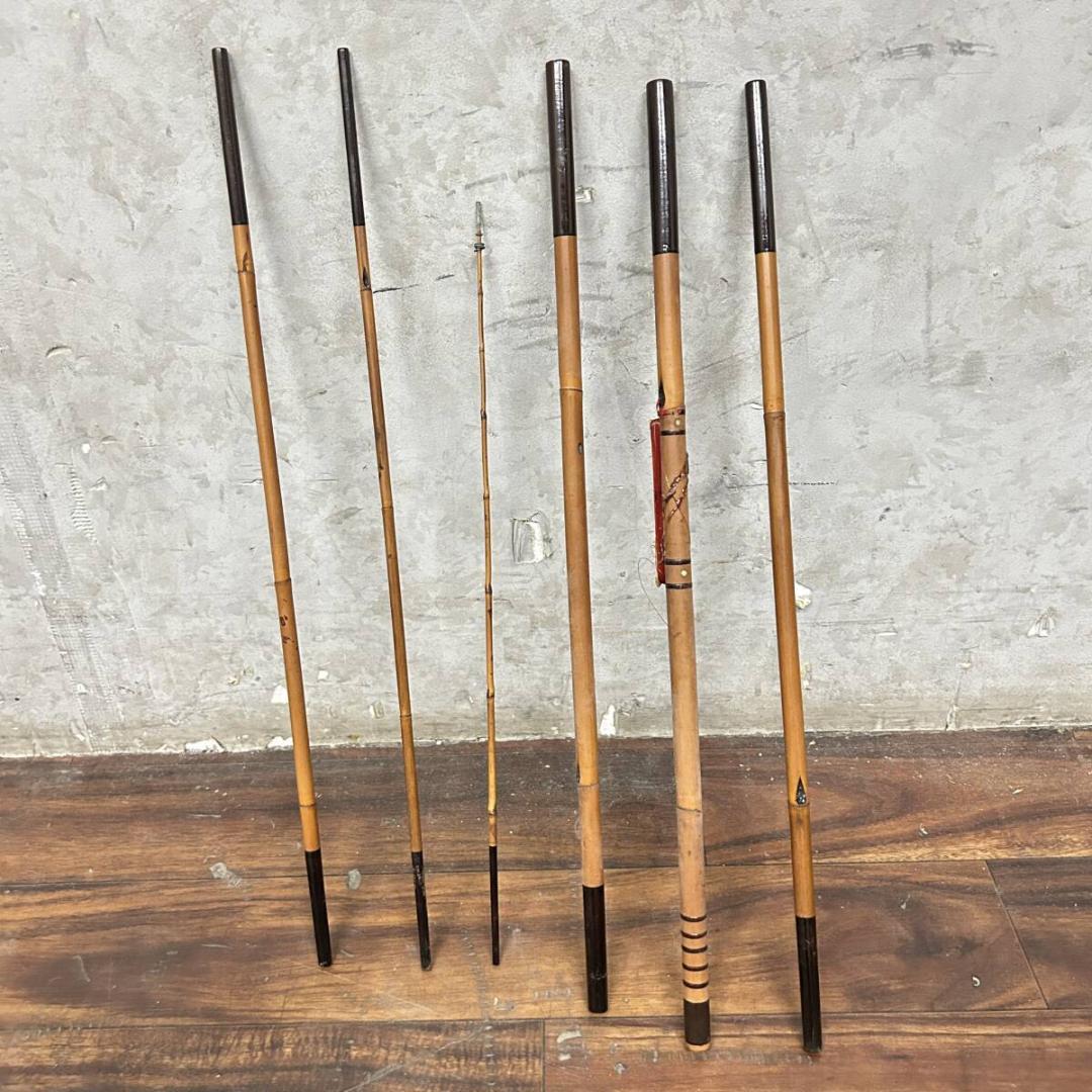 和竿　へら竿　まとめて　6点　良作　竿政　他　釣り竿　竹竿