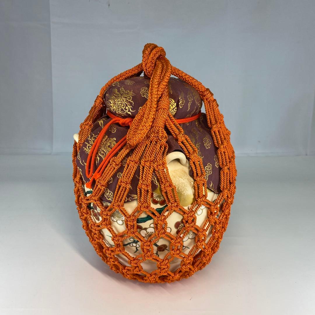 【茶道具】影山造　仁清飾壺（共箱）