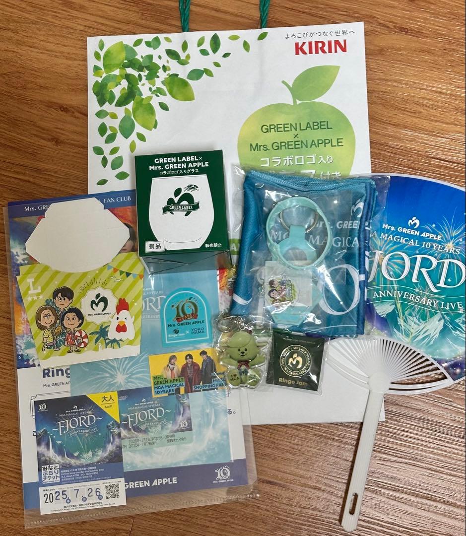 Mrs. GREEN APPLE JAM'Sくじ メメル キーホルダー+31点