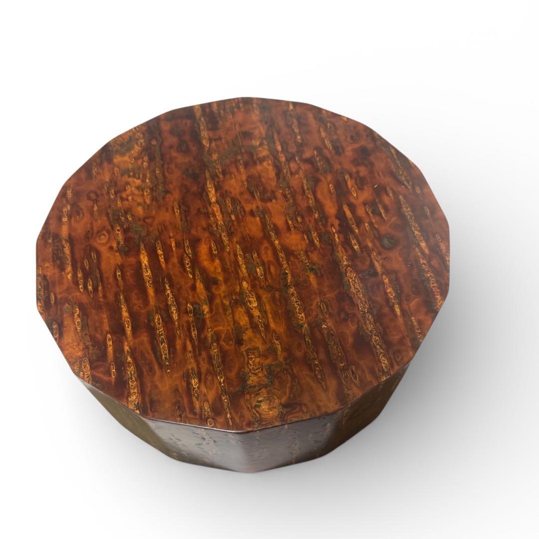 伝統工芸 樺細工 桜皮細工 小箱 小物入れ 整理箱 茶飲み入れ